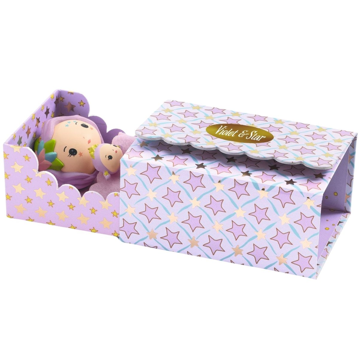 Figurine Violet tinyroom violet, jaune, vert, DJECO