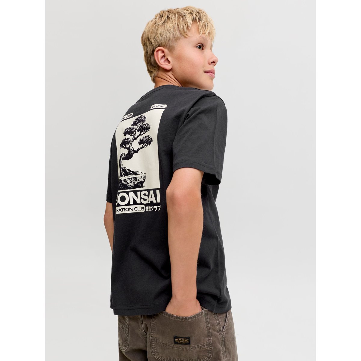 T-Shirt black 1, JACK & JONES JUNIOR