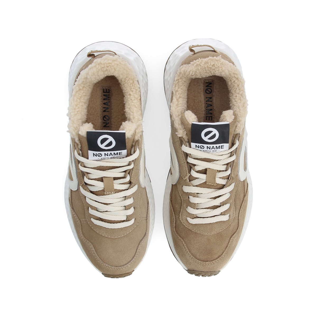 CARTER JOGGER - NOISETTE/BLANC CASSE ["marron"], NO NAME