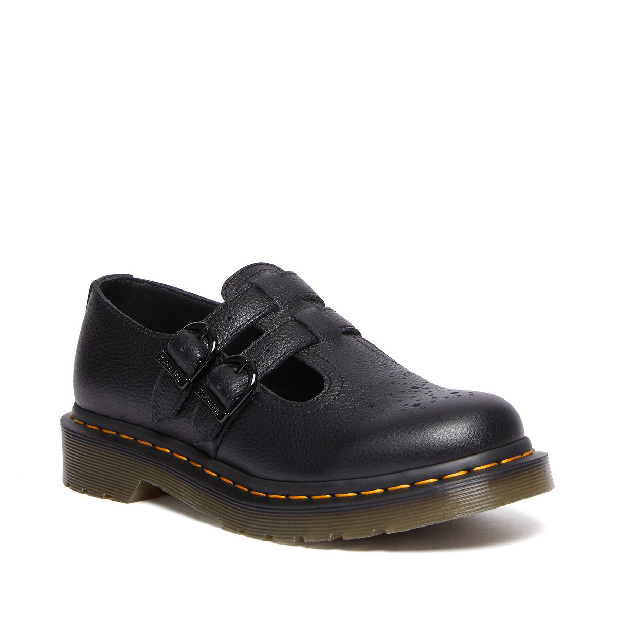 Derby's 8065 Mary Jane in Virginia leer zwart, DR. MARTENS