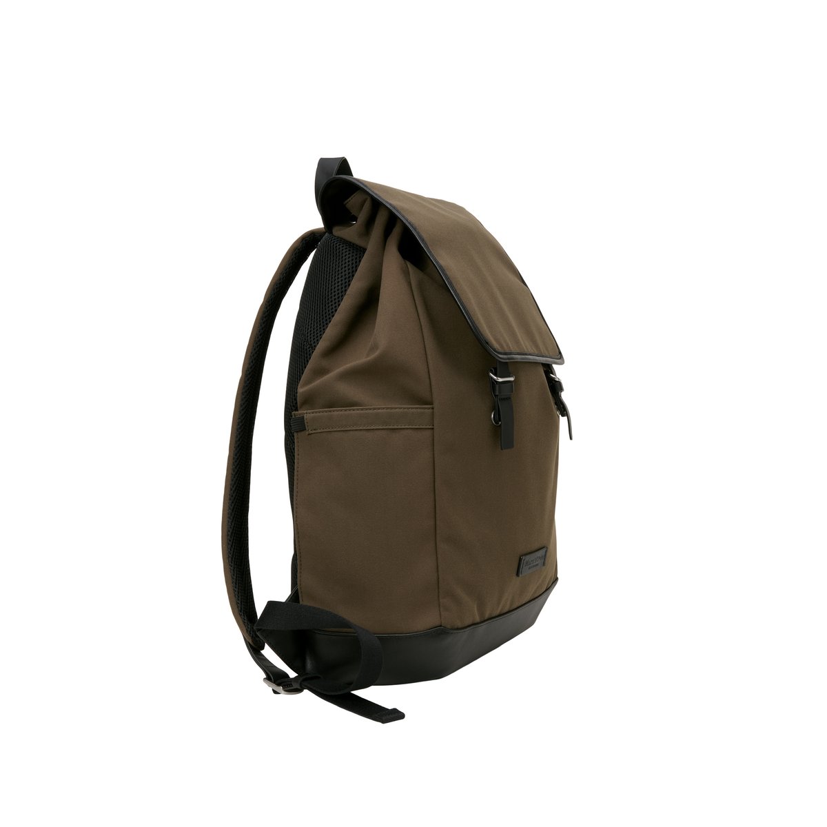 Sac à dos en toile, modèle Maiko avec des détails en cuir véritable marron, MARC O'POLO