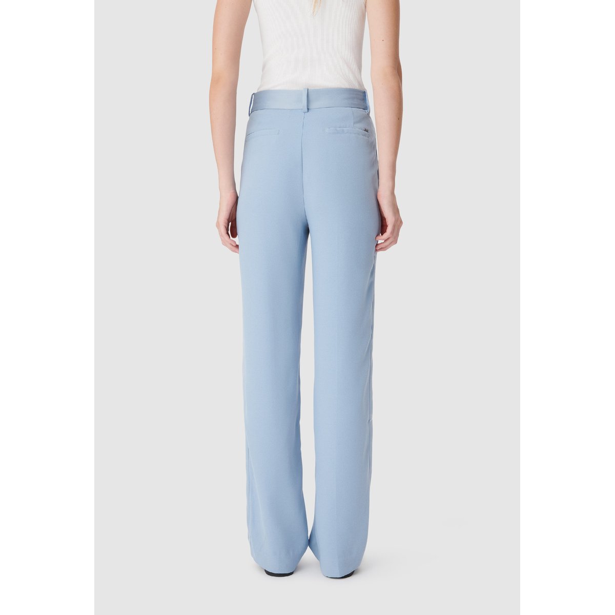 Pantalon de tailleur fluide bleu, IKKS