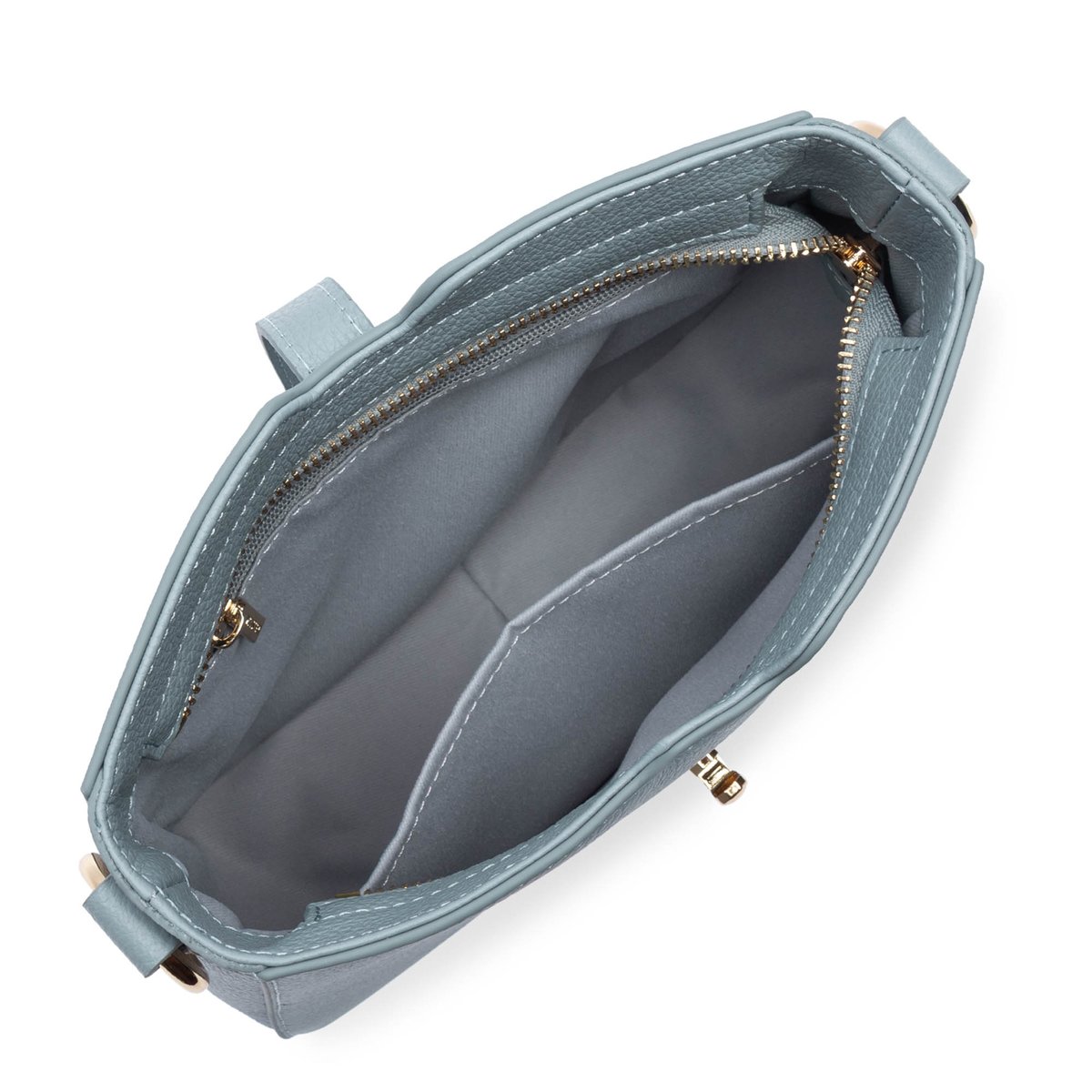 Sac besace MILANO HORIZON bleu gris, LANCASTER