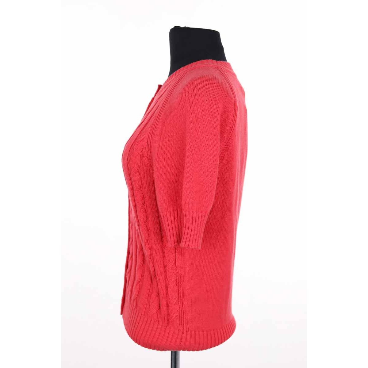 Cardigan - Très Bon État rouge, ERIC BOMPARD