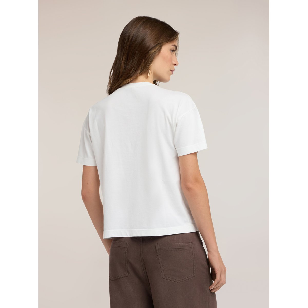T-shirt imprimé blanc, MOTIVI