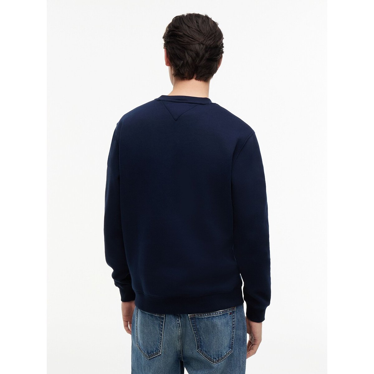 Felpa girocollo navy, TOMMY JEANS