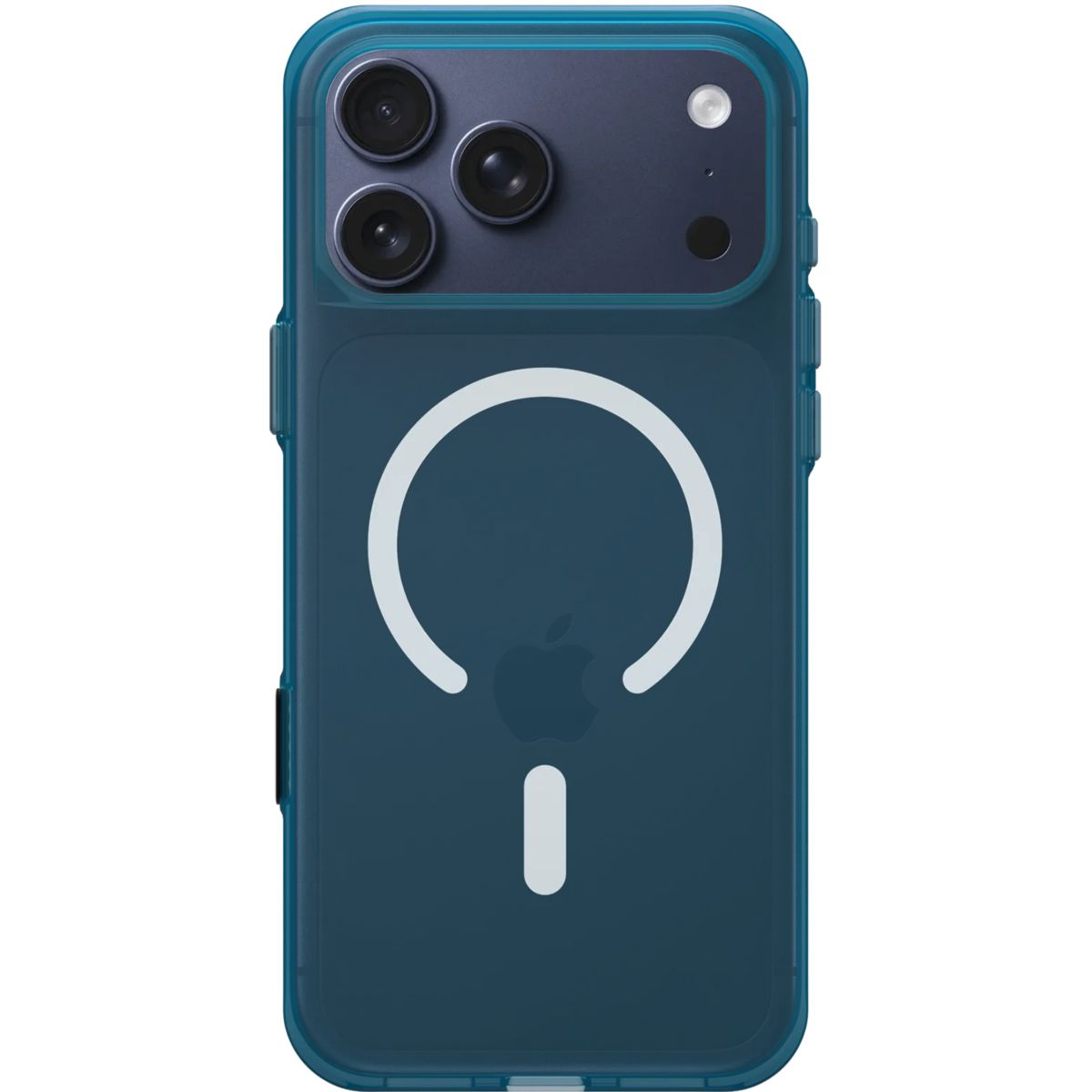 Coque iPhone 17 Pro Max Jelly Bleu Nuit MagSaf couleur unique, RHINOSHIELD