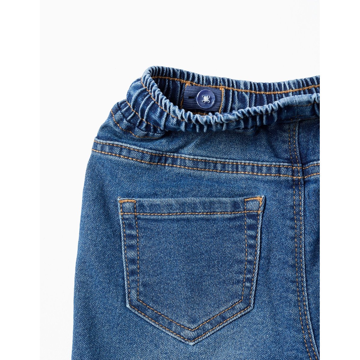 Pantalon en jean slim à cordon bleu, ZIPPY
