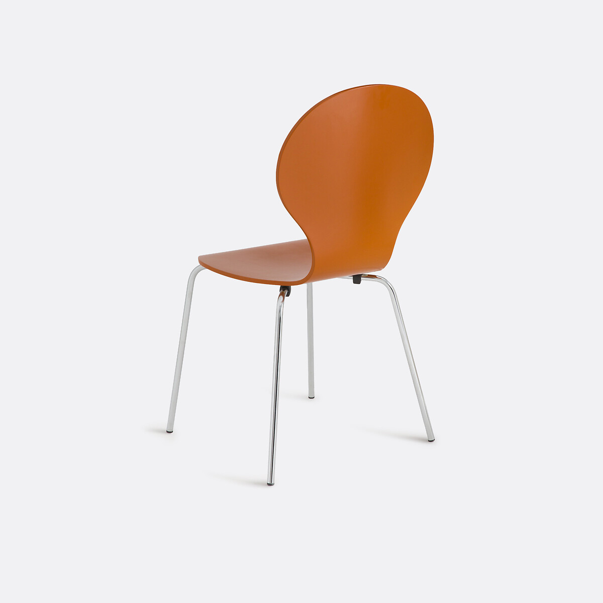 Chaise empilable, Lenon orange brique/ocre, LA REDOUTE INTERIEURS