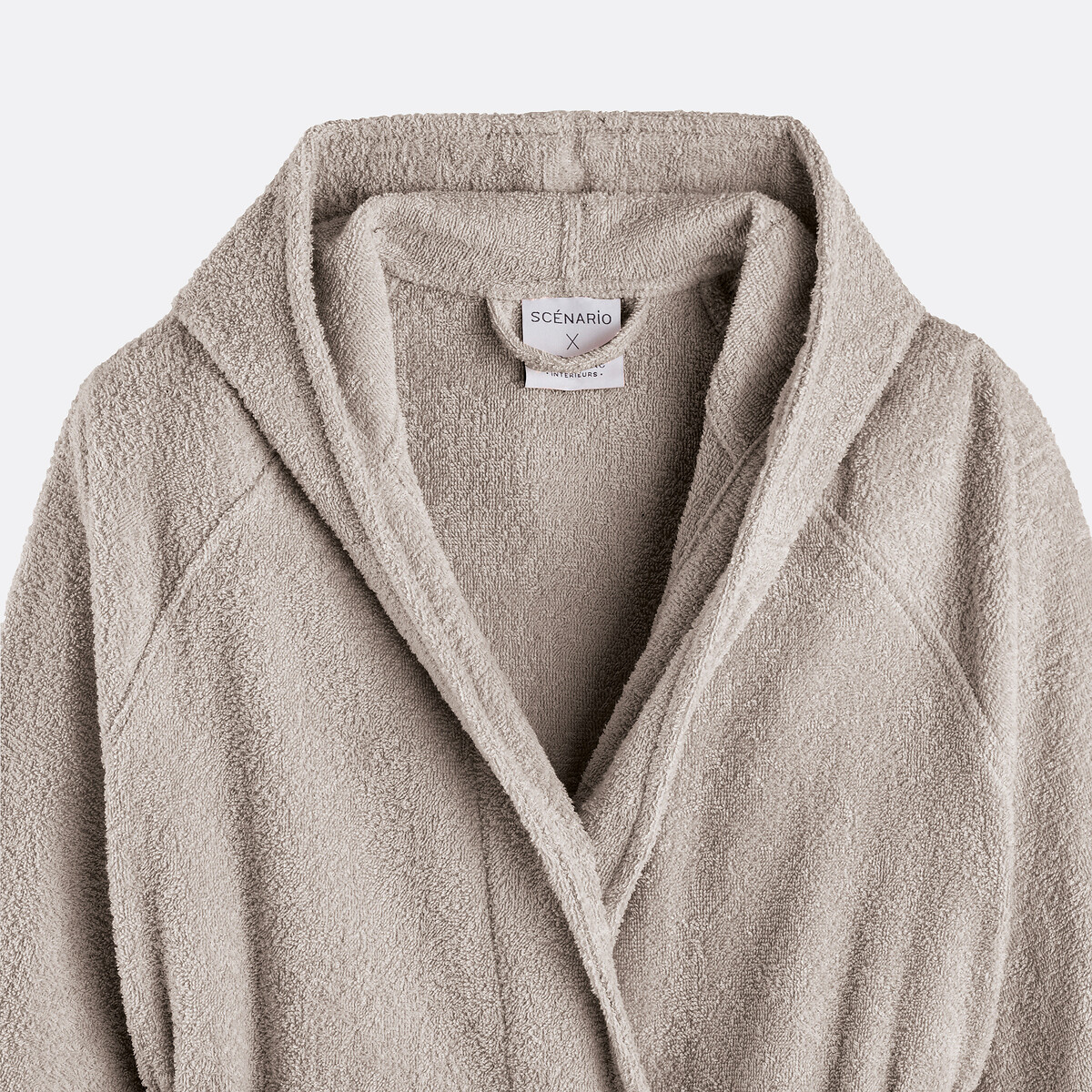 Accappatoio con cappuccio adulto 350 g/m², Scenario corda, LA REDOUTE INTERIEURS