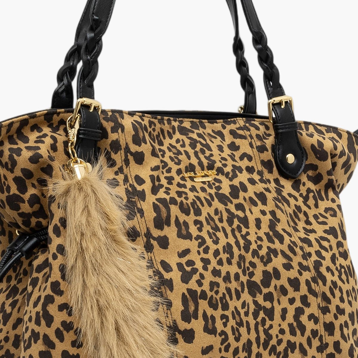 Grand sac shopper léopard Tyler aucun, LOLLIPOPS