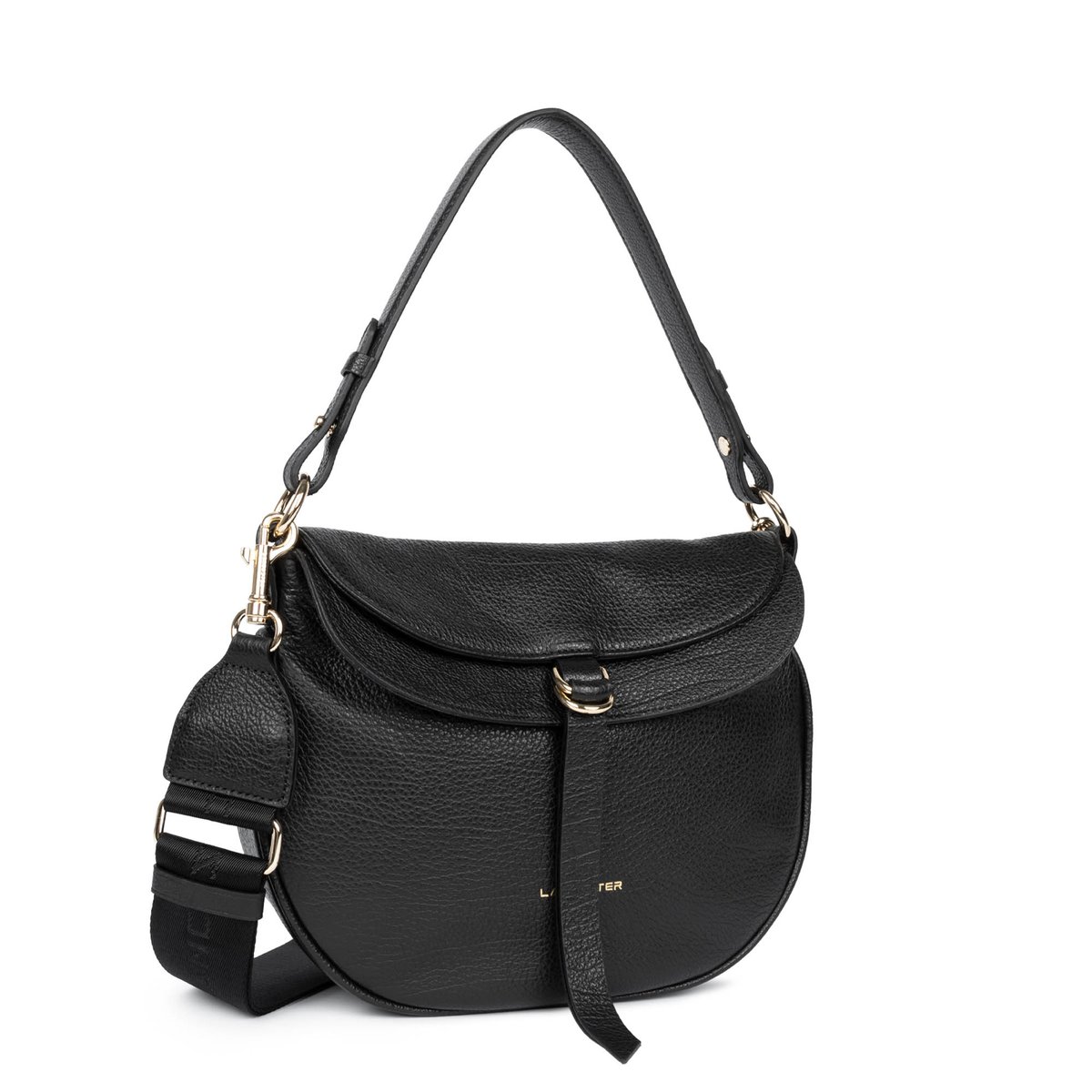 Sac besace DUNE GAIA noir, LANCASTER