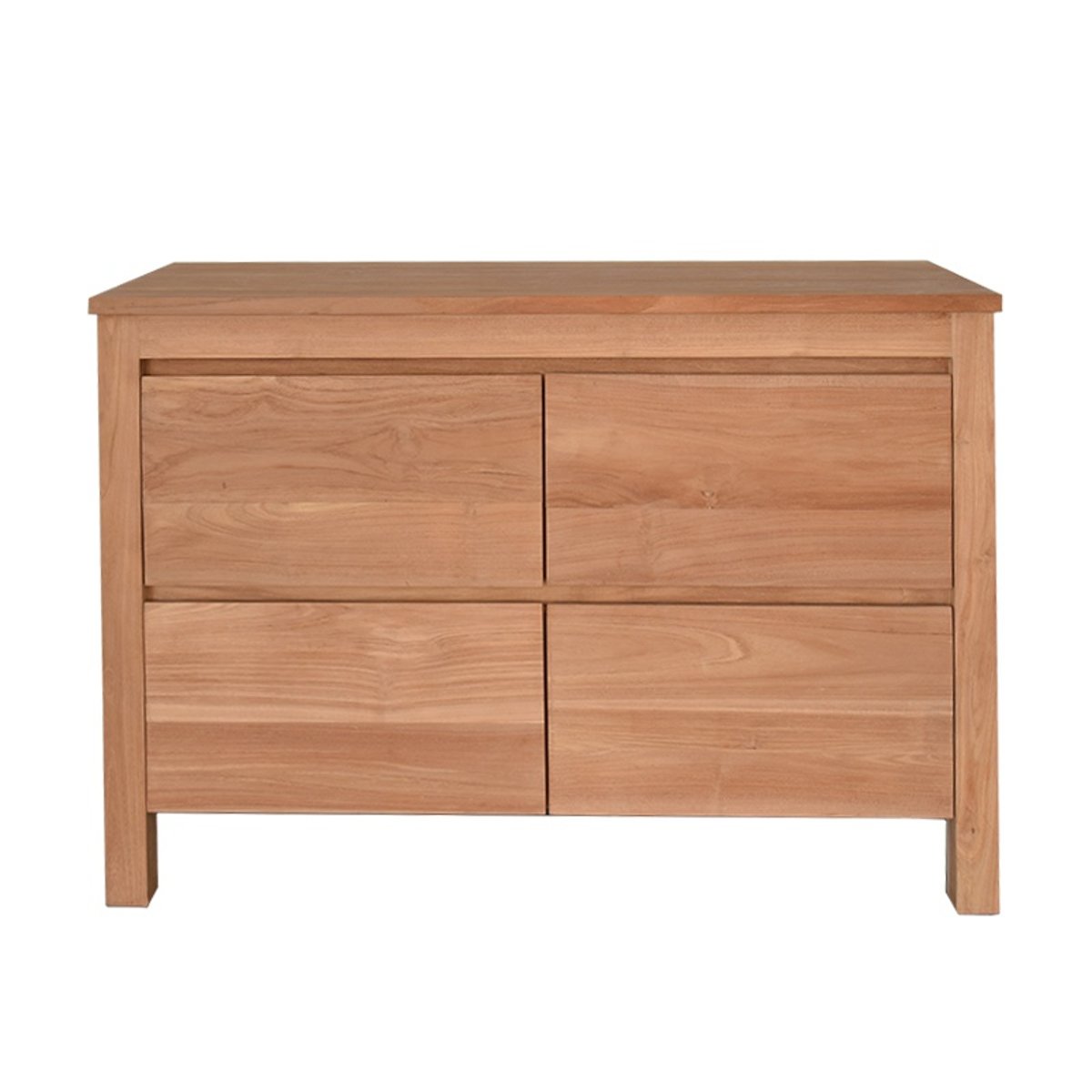 Meuble sous vasque en teck massif 140 cm - VAREDO naturel, WILDWATER