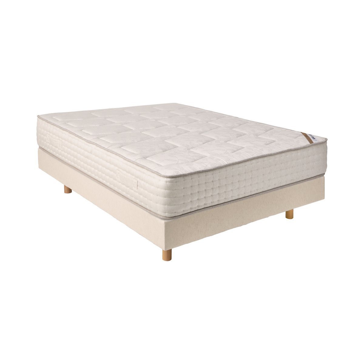 Ensemble matelas et sommier - MARTIN blanc, CAMIF