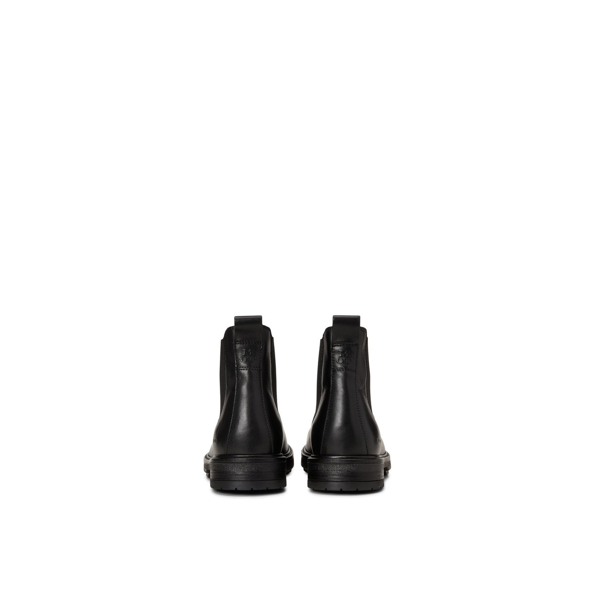 Bottines Chelsea, modèle Rony en cuir de vachette de qualité supérieure noir, MARC O'POLO