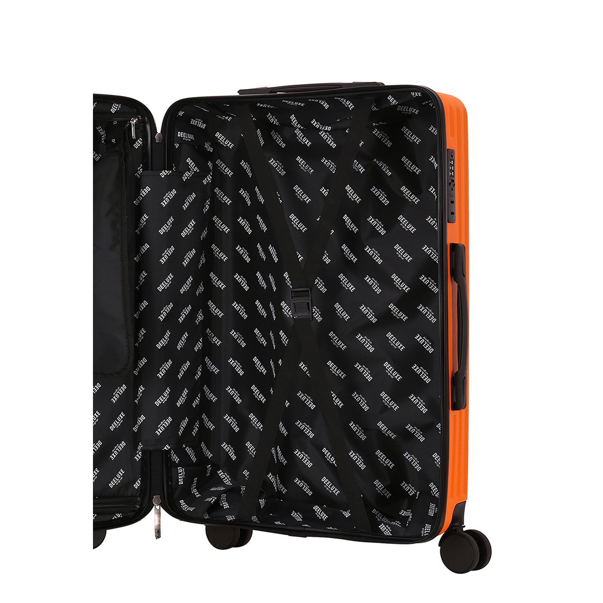 Valise Cabine 4 roues 55cm ABS - URBANITE - DEELUXE orange, DEELUXE