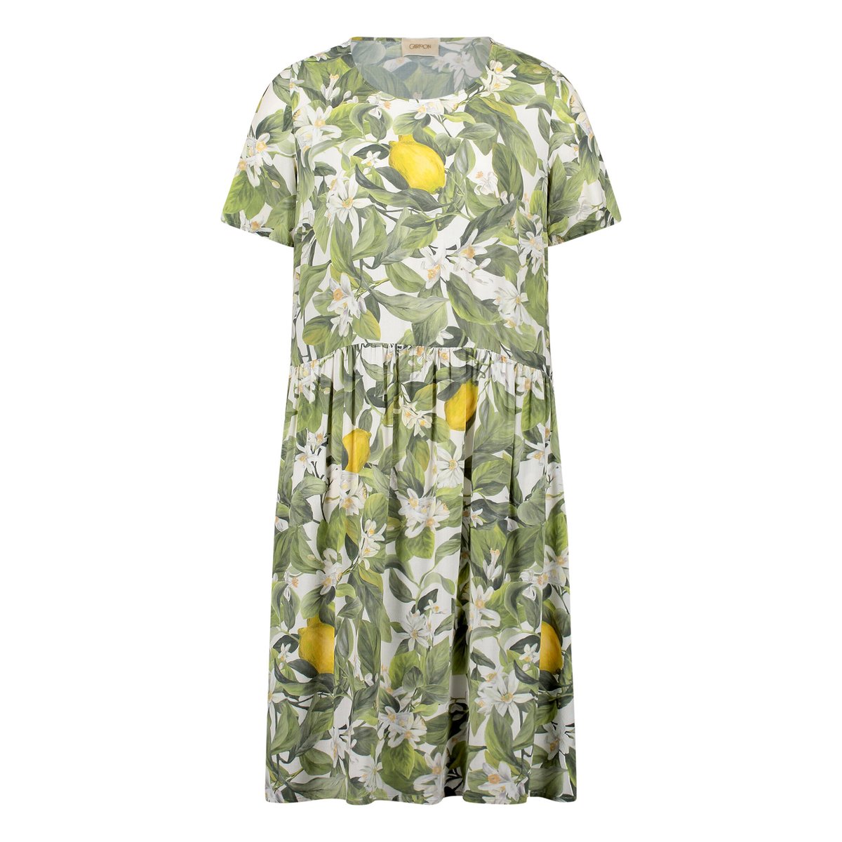 Robe casual à poches extérieures cream/green, CARTOON