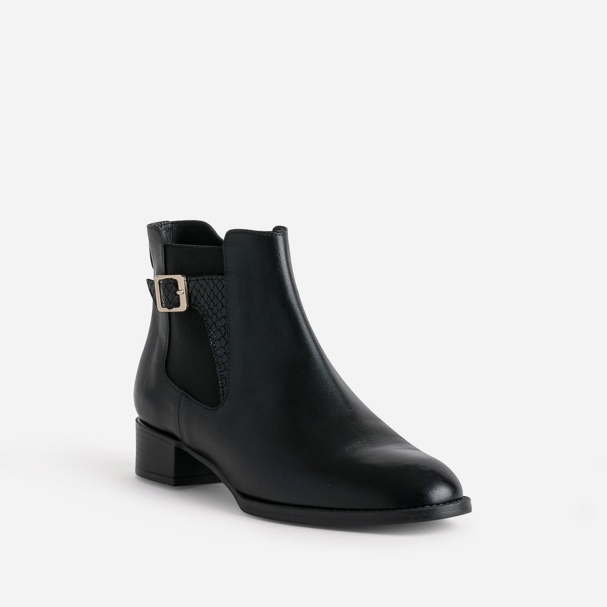 Boots en cuir MUSICA noir, ERAM