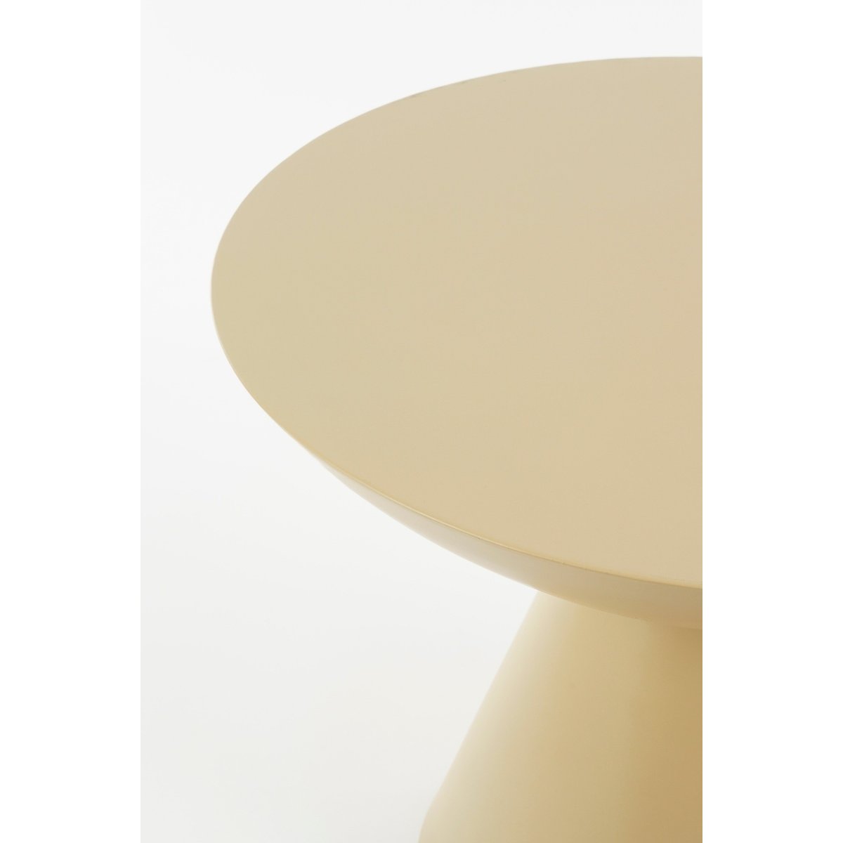 Table d'appoint H44 cm CELISE beige, MICA DECORATIONS