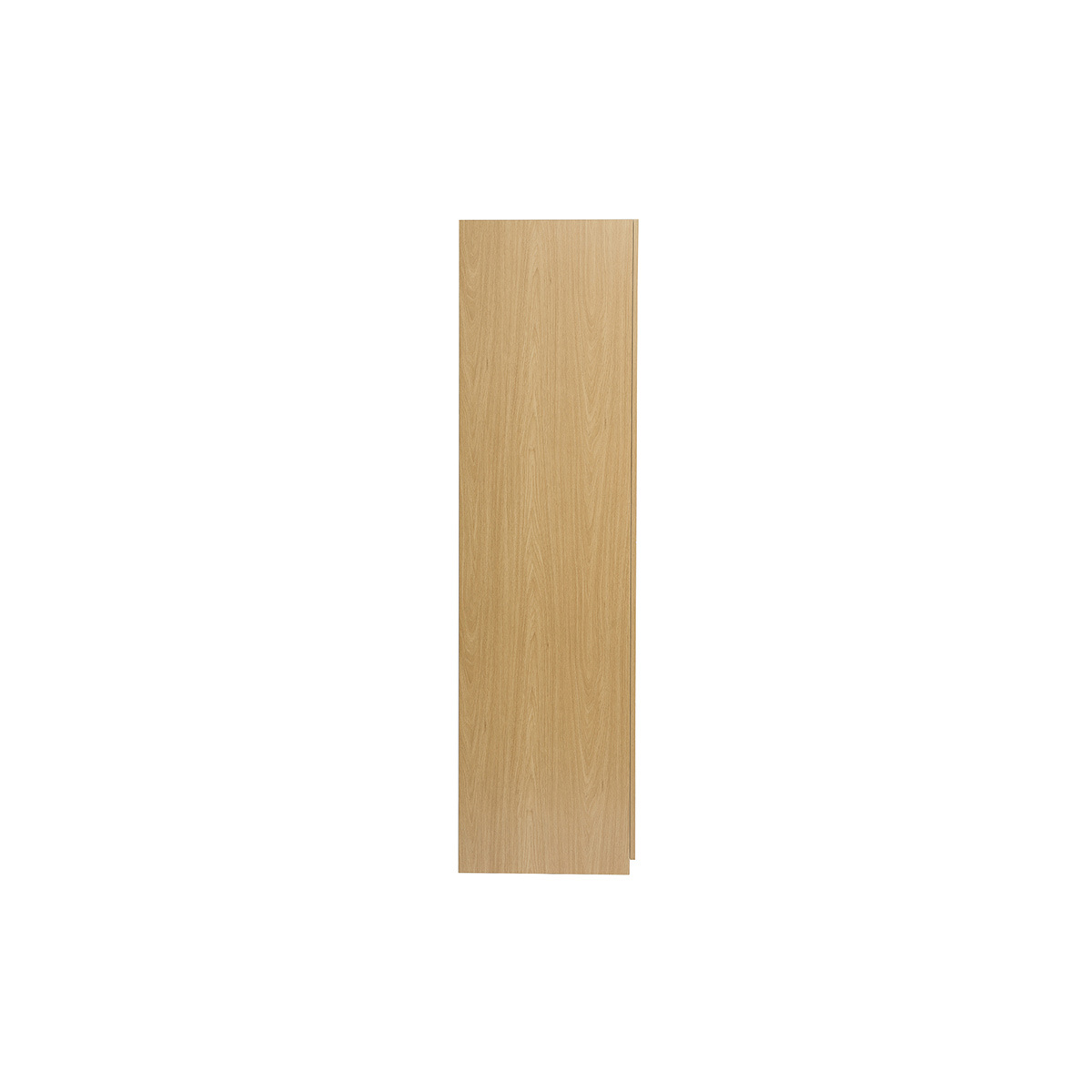 Armoire dressing avec 2 penderies finition bois chêne L90 cm GARENCE chêne clair, MILIBOO
