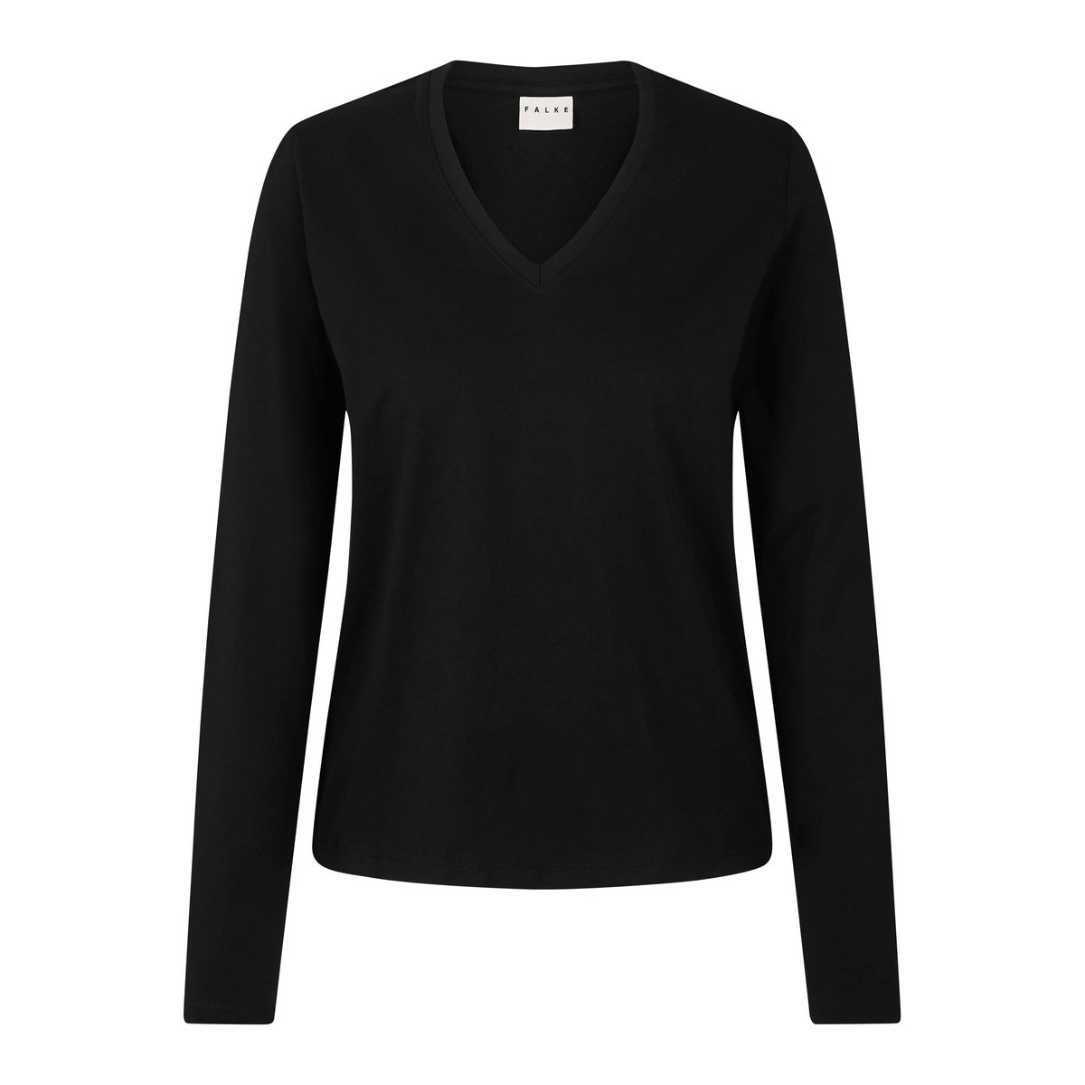 T-shirt manches longues Essential Cotton noir, FALKE