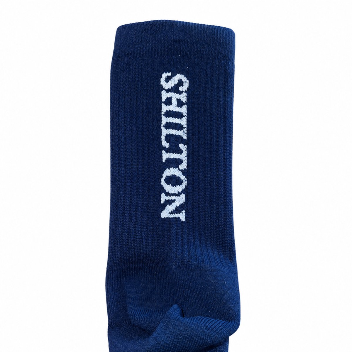 Chaussettes sport hautes navy, SHILTON