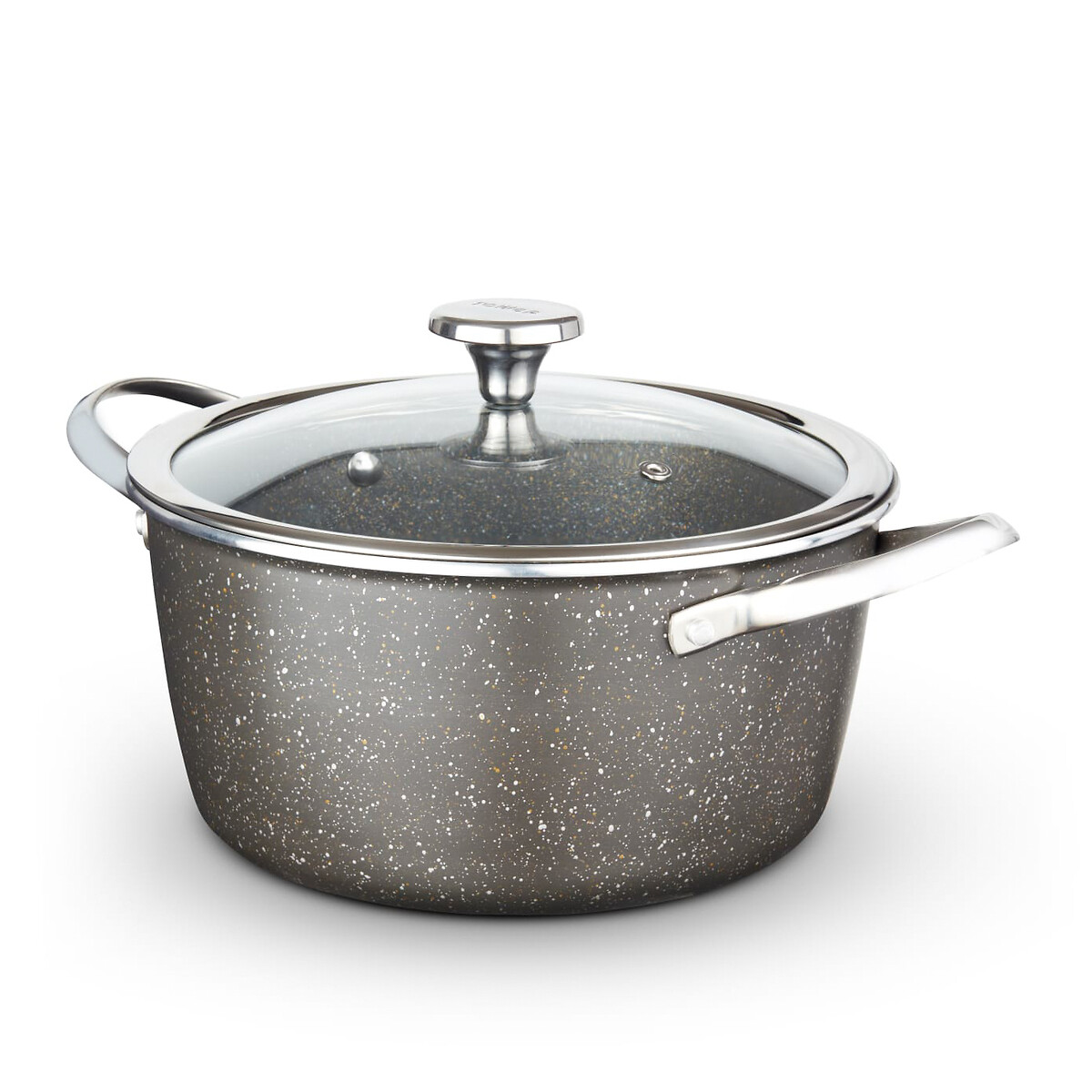 24cm Cerastone Pro Casserole Dish with Lid graphite, TOWER