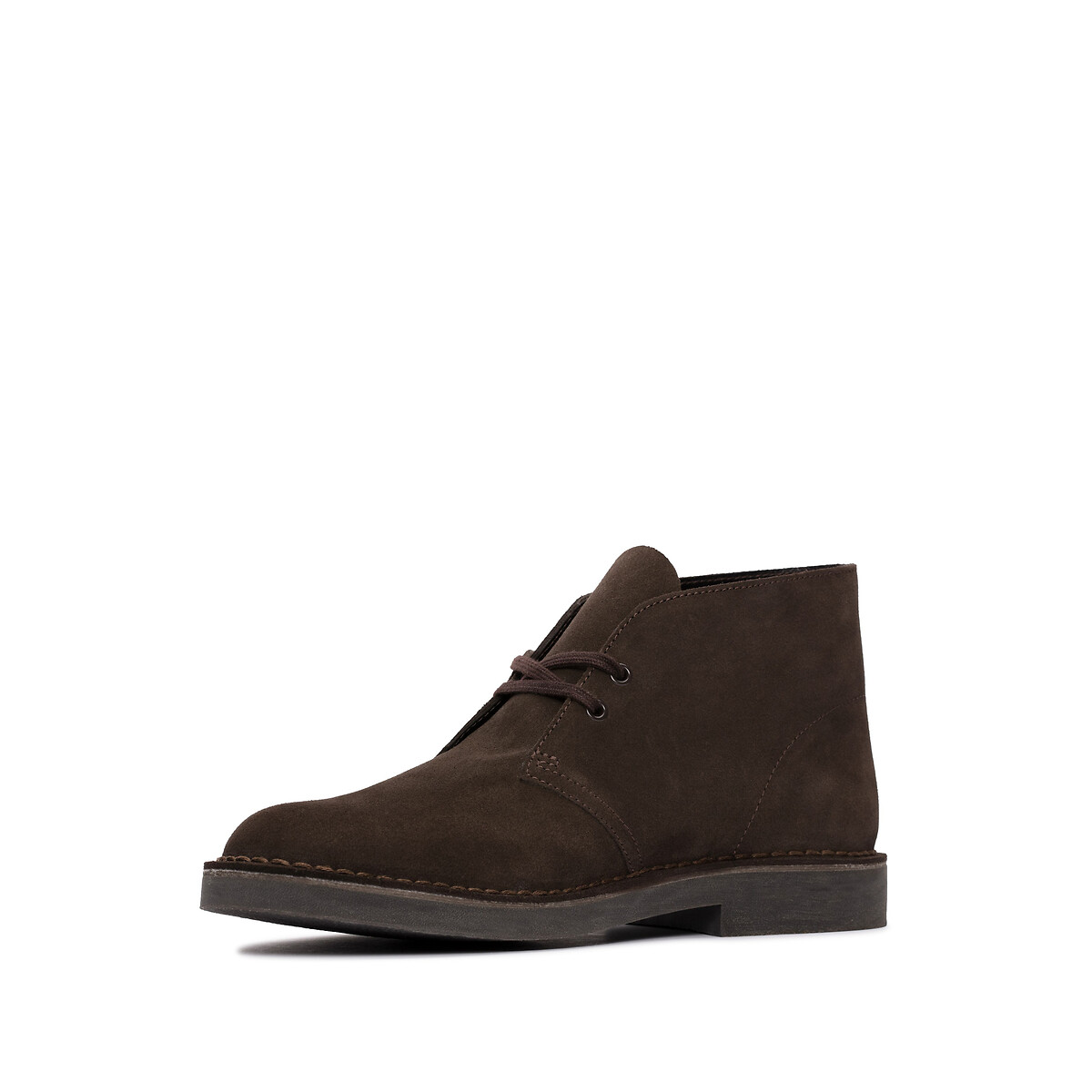 Desert boots in suèdeleer Evo donkerkastanje, CLARKS