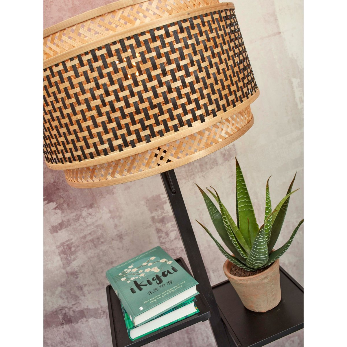 Lampadaire Bambou BHUTAN naturel, GOOD & MOJO
