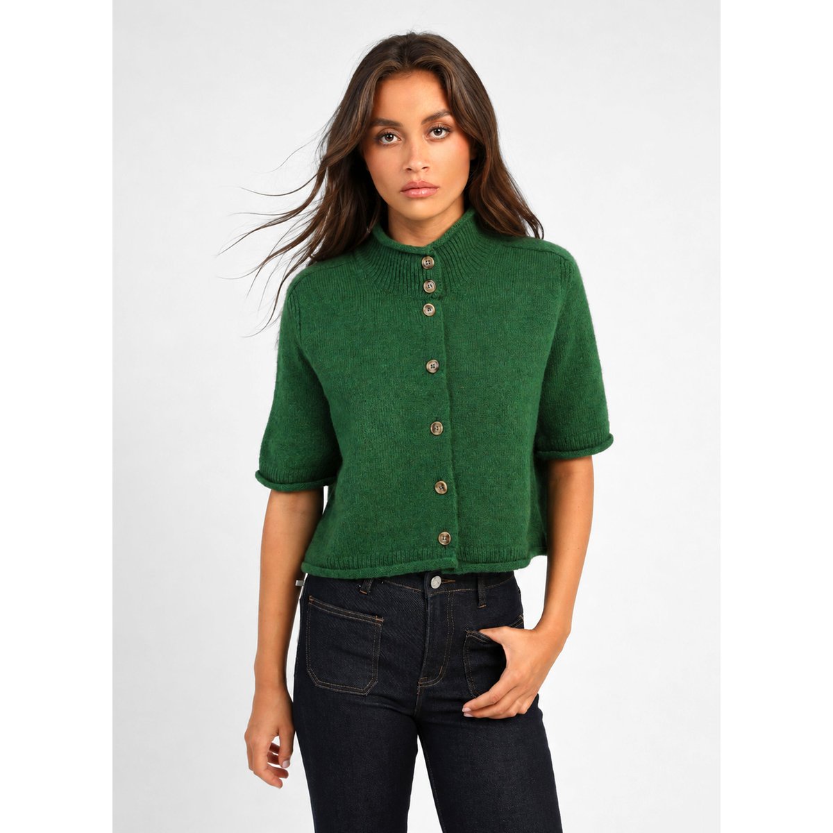 Gilet LELYA vert, AN'GE