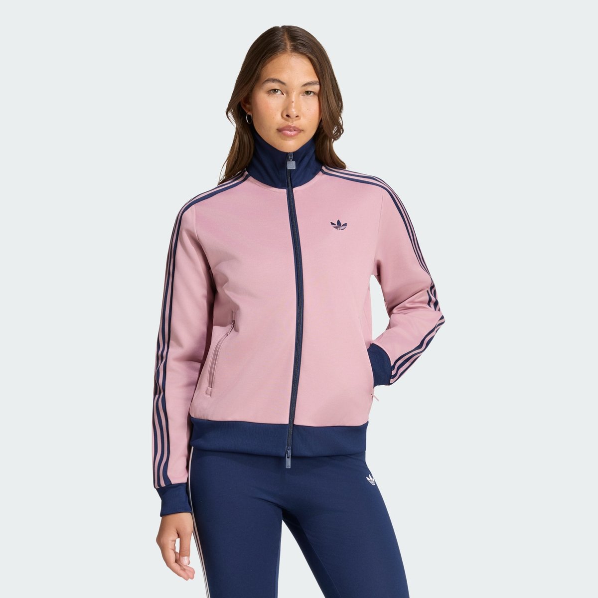 Veste De Survêtement Classique Veste De Survêtement Classique magic mauve / night indigo, adidas Originals