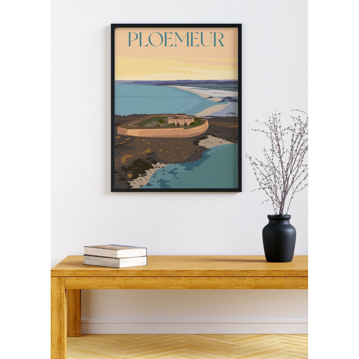Affiche ville de Ploemeur blanc, L'AFFICHERIE