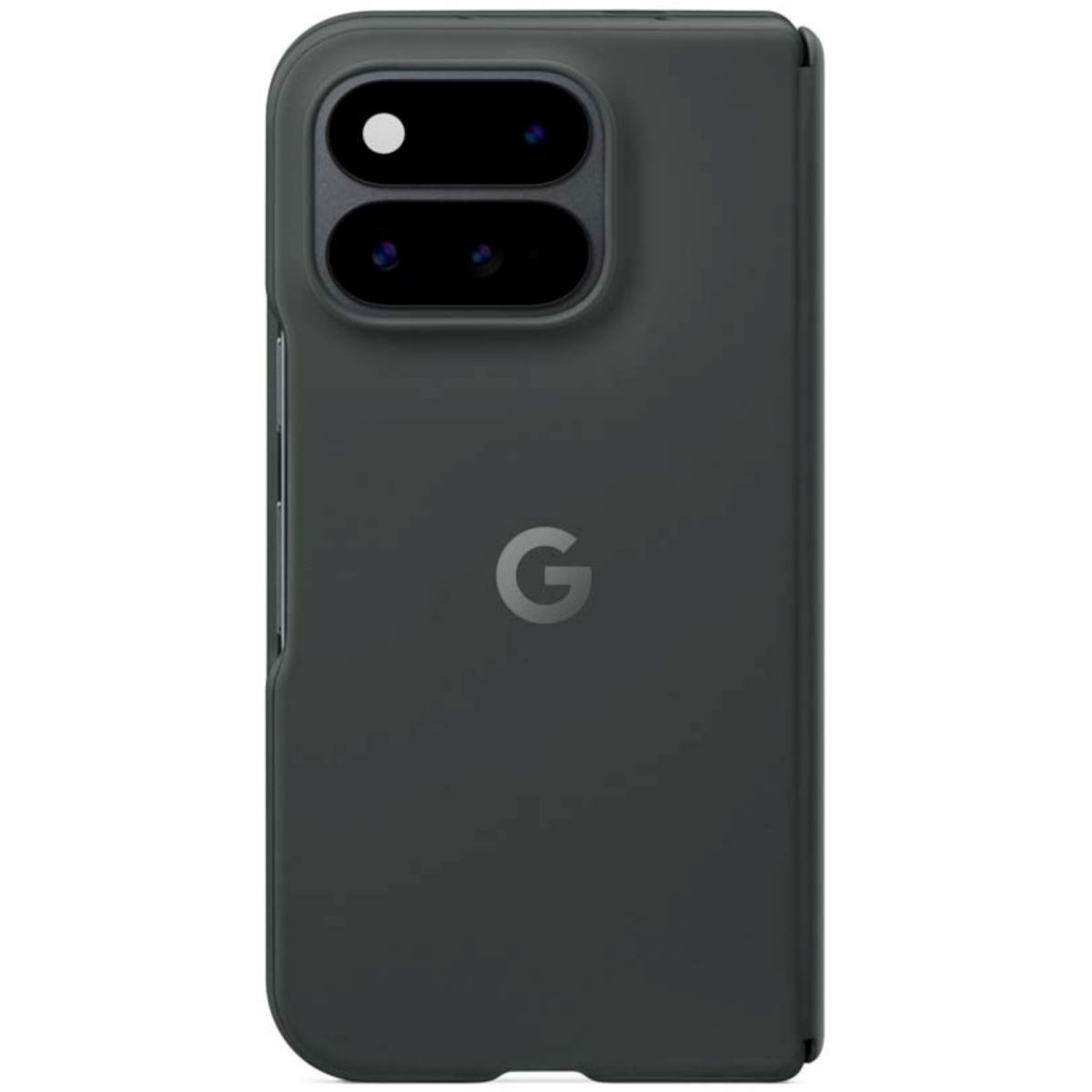 Coque Pixel 11 Pro Fold Noir Volcanique couleur unique, GOOGLE