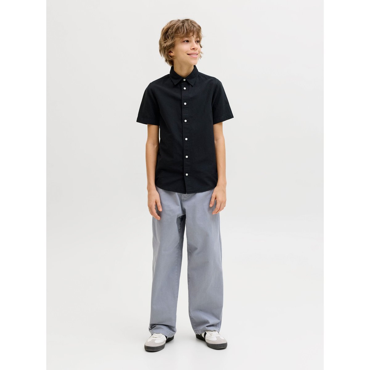 Chemise noire - black, JACK & JONES JUNIOR