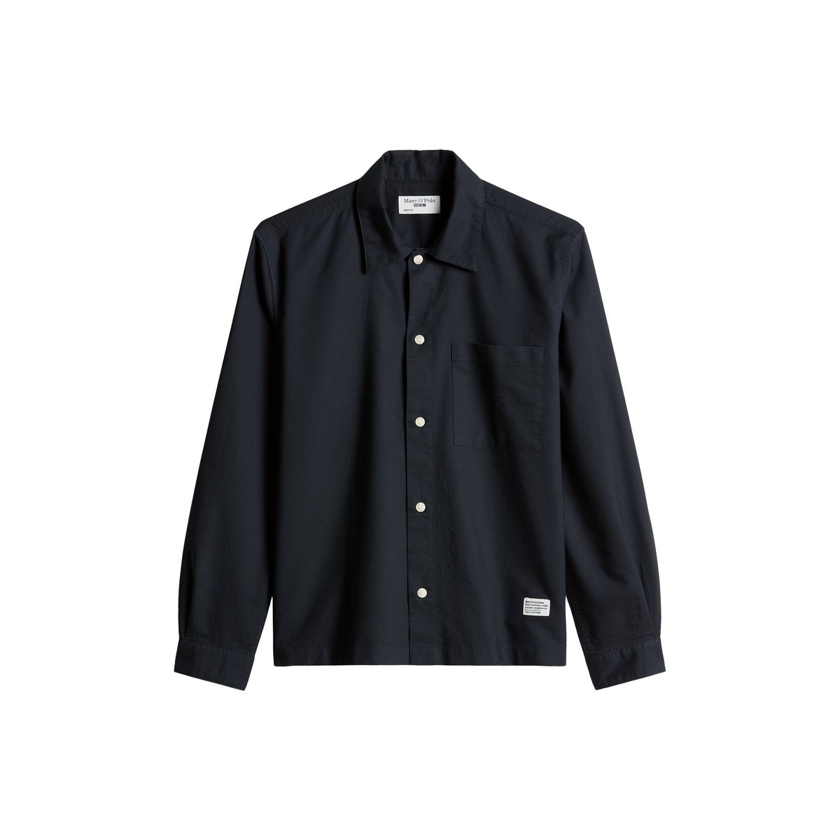 Chemise Oxford ample en coton bio bleu, MARC O’POLO DENIM