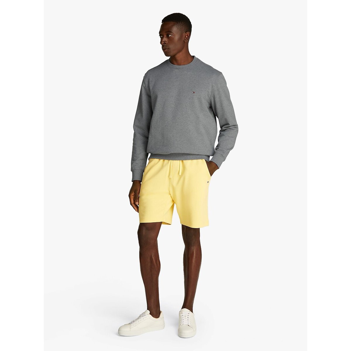 Sweat em moletão com bandeira bordada 90003442, TOMMY HILFIGER