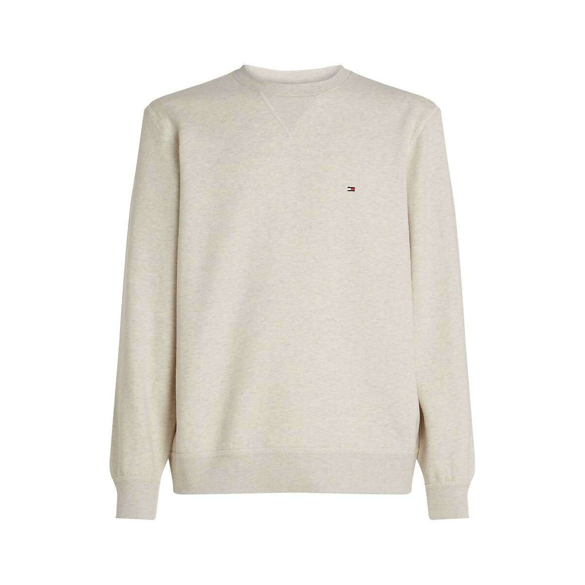 Sweater met ronde hals Essentials lichtbeige, TOMMY HILFIGER