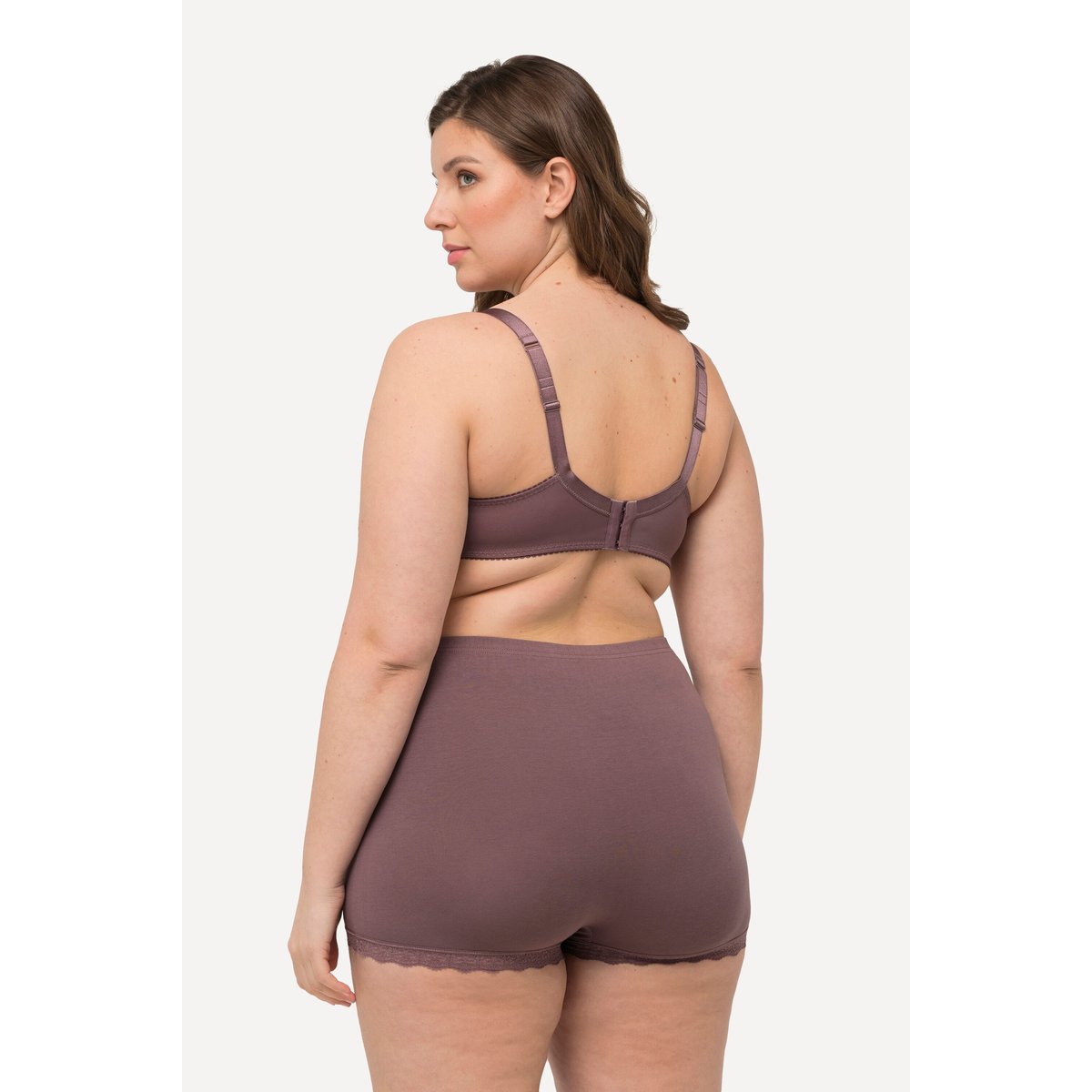 Soutien-gorge à armatures. Motif jacquard. terre, ULLA POPKEN