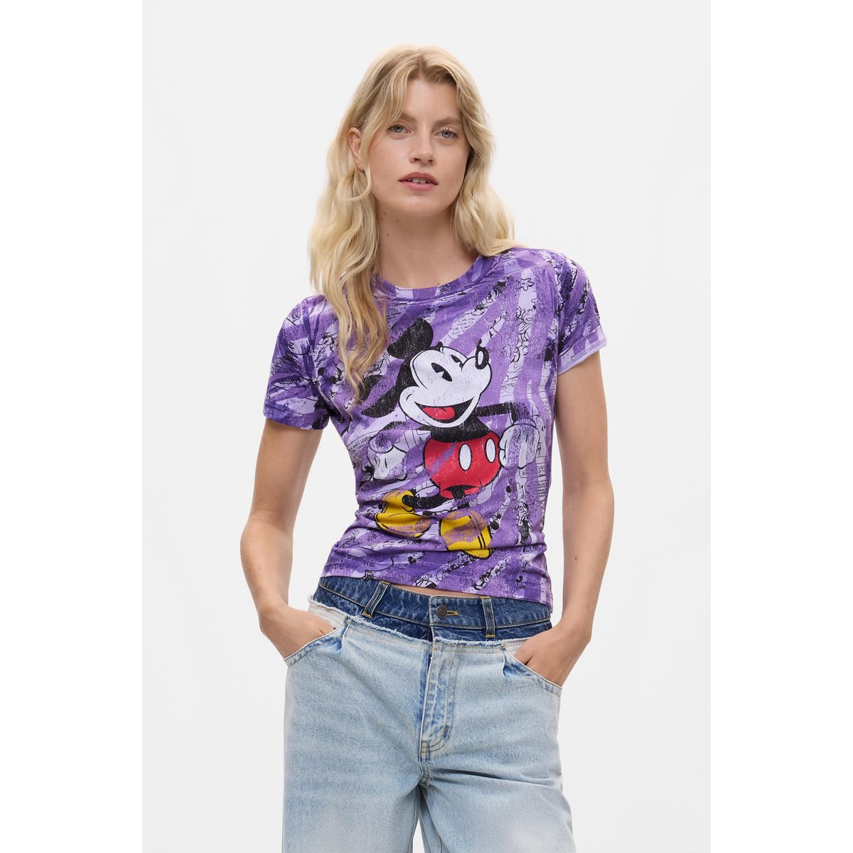 T-shirt Mickey Disney™ rouge, DESIGUAL