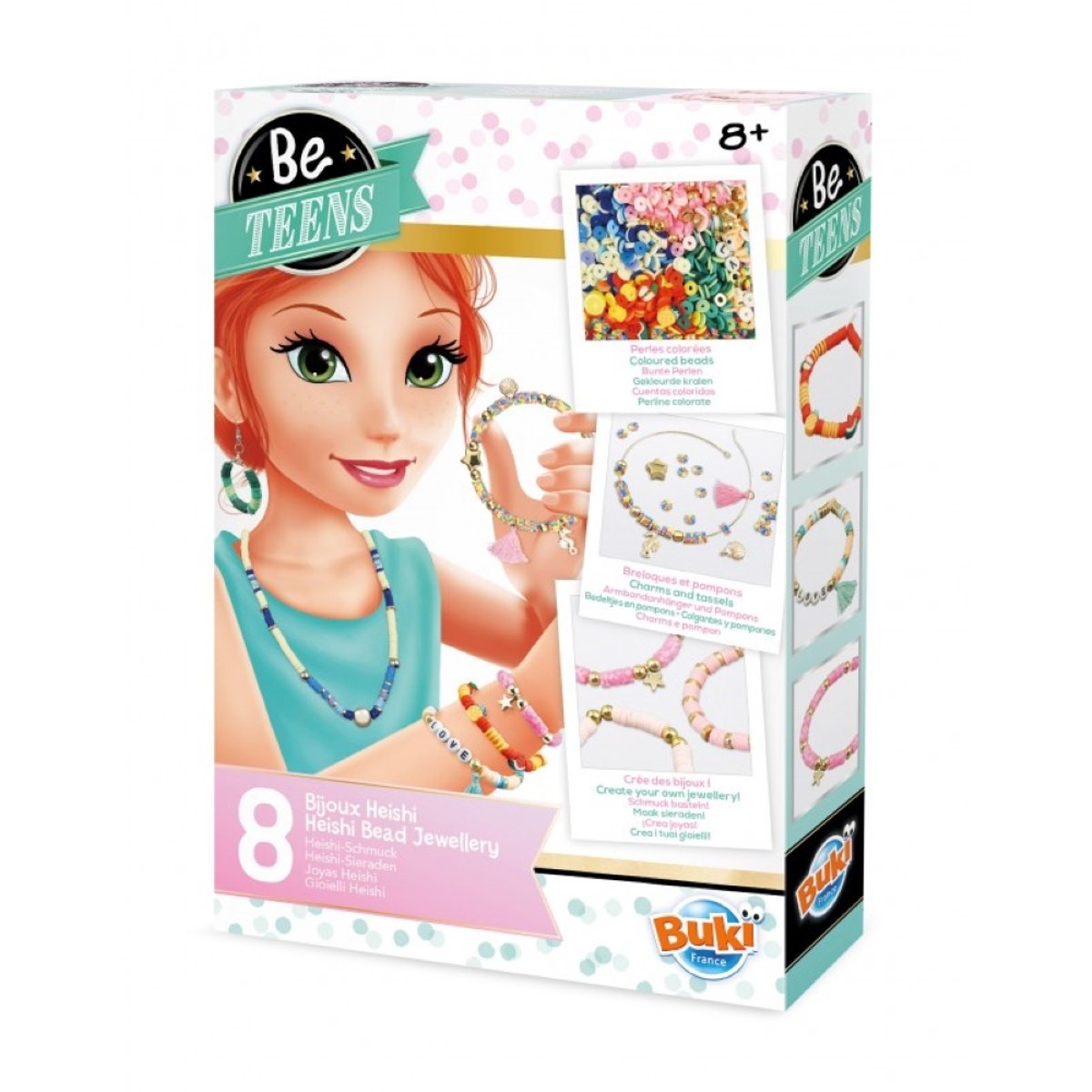 Kit Créatif - Bijoux Heishi rose, BUKI FRANCE