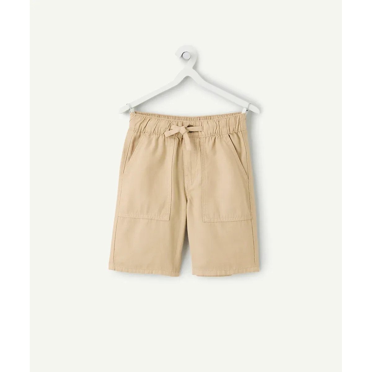 Short en coton beige, TAPE A L'OEIL