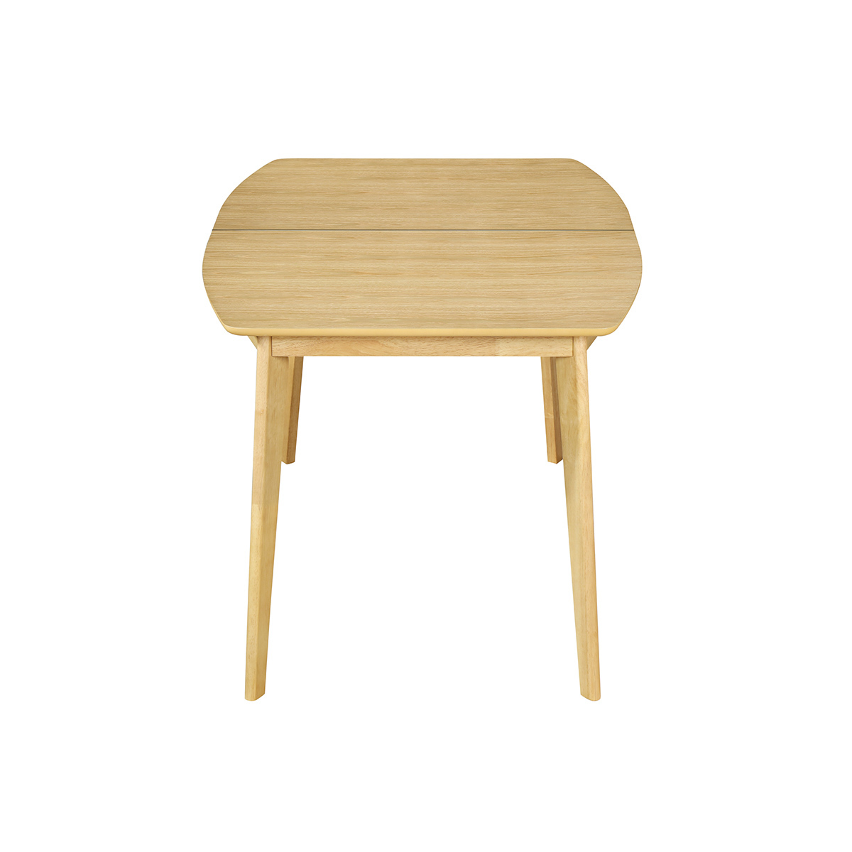 Table à manger extensible scandinave L150-200 cm LEENA chêne clair, MILIBOO