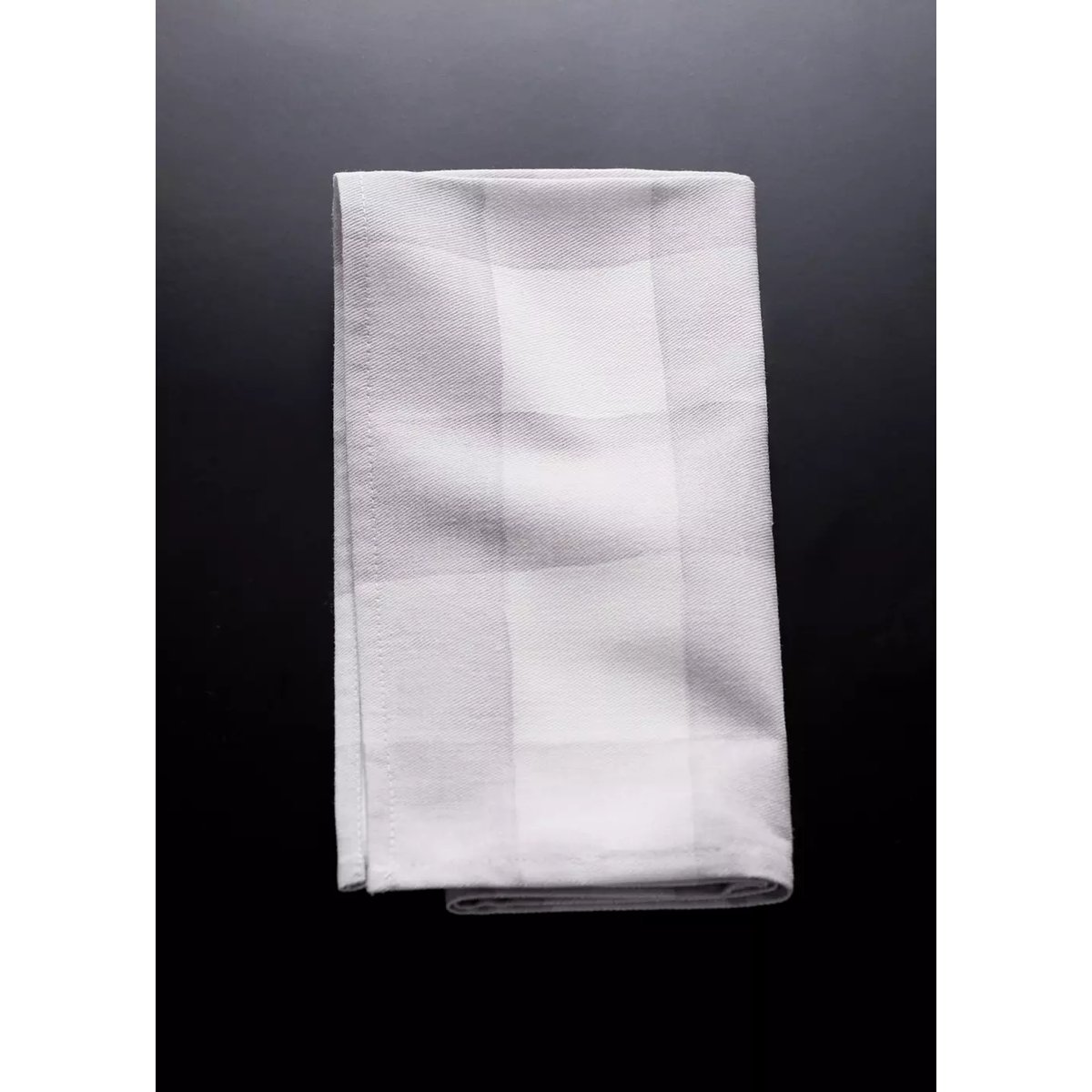 Serviettes de table en coton à imprimé vichy marron clair/pastel, MANGO HOME