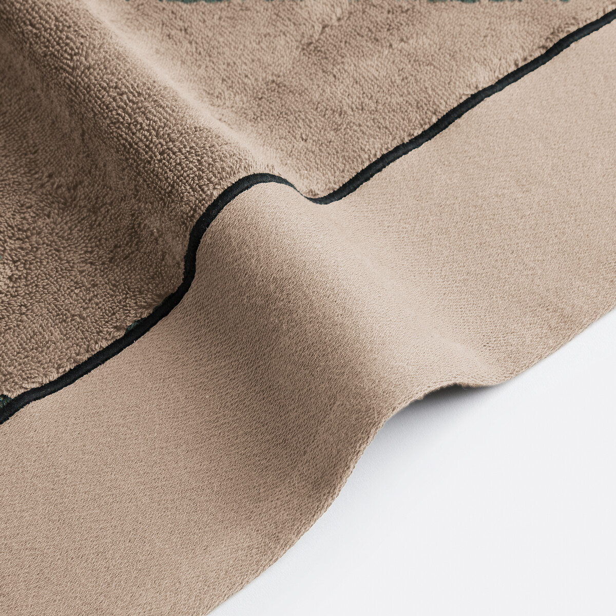 Maxi drap de bain en coton peigné 700g/m2, VICTOR galet, LA REDOUTE INTERIEURS