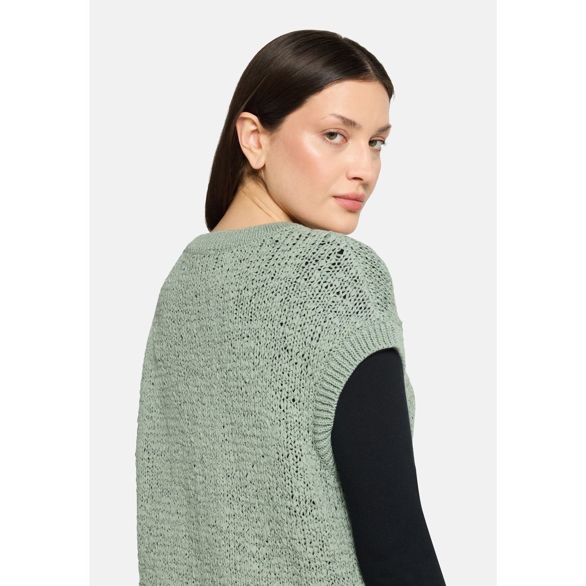 Pull-over en maille à encolure ronde lily pad, BETTY & CO