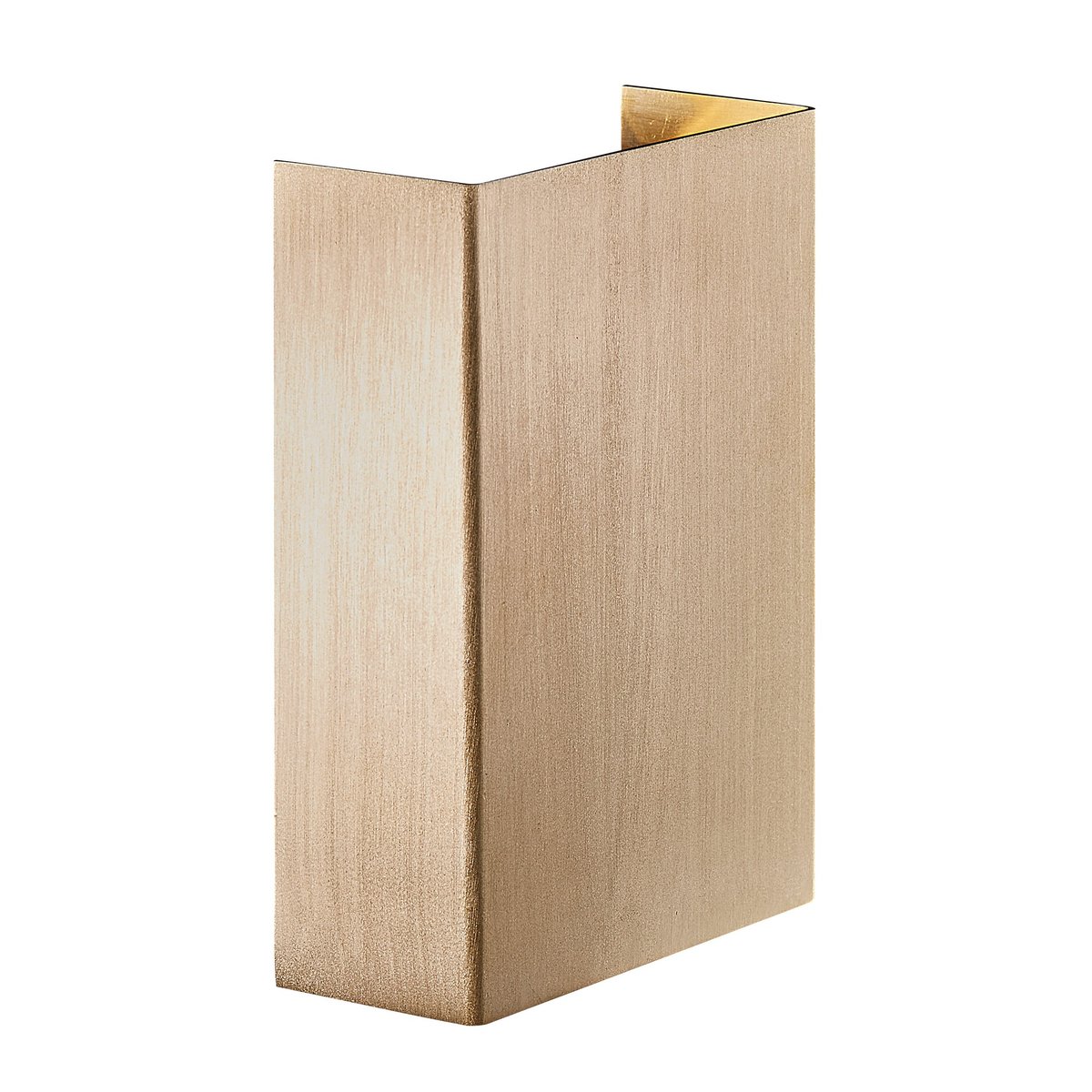Applique murale extérieure adapté aux zones côtières  en laiton, FOLD doré, NORDLUX