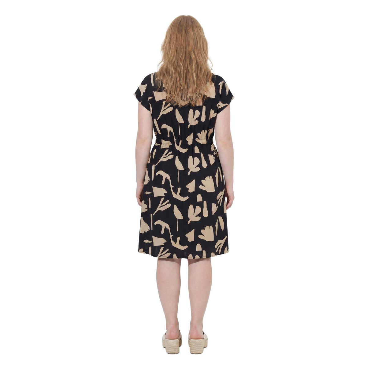 Robe maxi à fleurs noir, ULLA POPKEN
