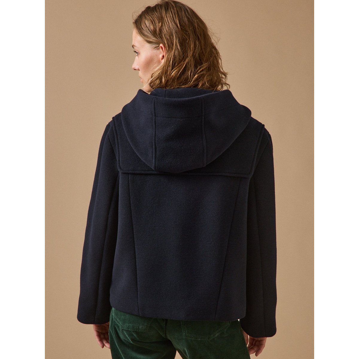 Caban court lainage marine, CYRILLUS