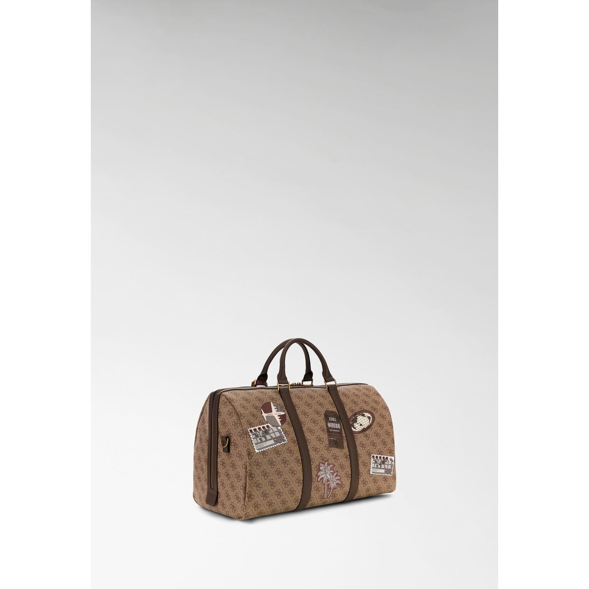 Sac De Voyage À Logo Milano beige/marron multicolore, GUESS