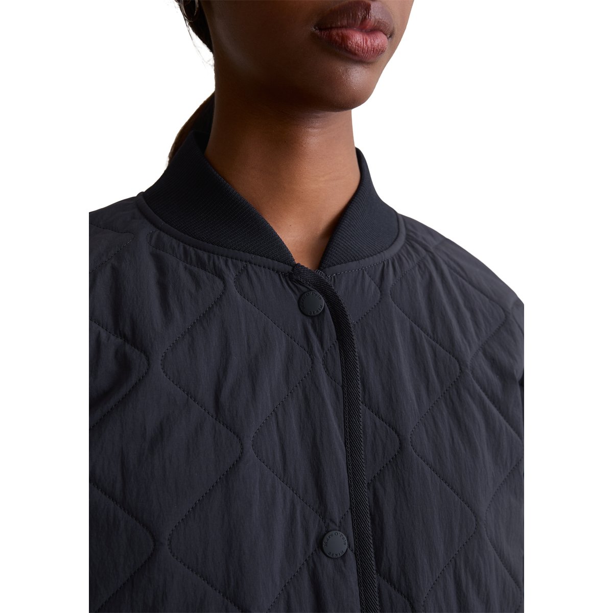 Veste matelassée regular en nylon recyclé bleu foncé, MARC O’POLO DENIM